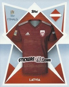 Cromo Latvia - The Road to UEFA Nations League Finals 2022-2023 - Topps