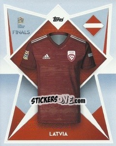 Figurina Latvia - The Road to UEFA Nations League Finals 2022-2023 - Topps