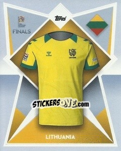 Sticker Lithuania - The Road to UEFA Nations League Finals 2022-2023 - Topps