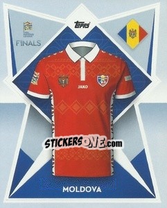 Sticker Moldova - The Road to UEFA Nations League Finals 2022-2023 - Topps
