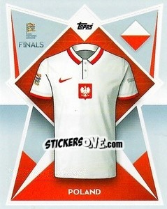 Sticker Poland - The Road to UEFA Nations League Finals 2022-2023 - Topps