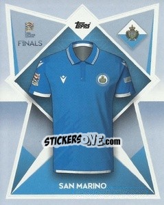 Sticker San Marino - The Road to UEFA Nations League Finals 2022-2023 - Topps