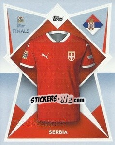 Figurina Serbia - The Road to UEFA Nations League Finals 2022-2023 - Topps