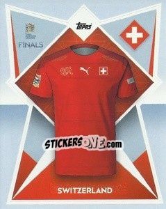 Sticker Switzerland - The Road to UEFA Nations League Finals 2022-2023 - Topps
