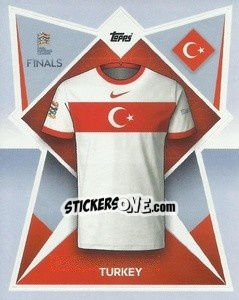 Sticker Turkey - The Road to UEFA Nations League Finals 2022-2023 - Topps