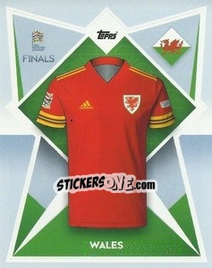 Sticker Wales - The Road to UEFA Nations League Finals 2022-2023 - Topps