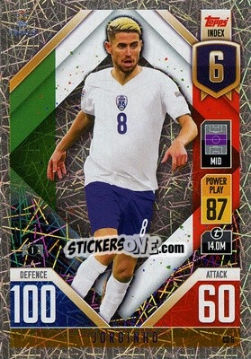 Figurina Jorginho - The Road to UEFA Nations League Finals 2022-2023. Match Attax 101 - Topps