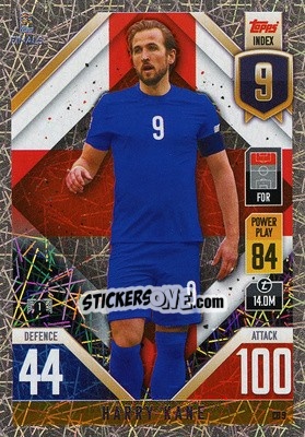 Cromo Harry Kane - The Road to UEFA Nations League Finals 2022-2023. Match Attax 101 - Topps
