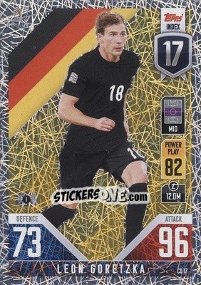 Sticker Leon Goretzka - The Road To Uefa Nations League Finals 2022-2023. Match Attax 101 n. CD17 - Topps