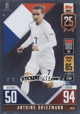 Sticker Antoine Griezmann - The Road To Uefa Nations League Finals 2022-2023. Match Attax 101 n. CD25 - Topps