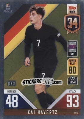 Sticker Kai Havertz - The Road To Uefa Nations League Finals 2022-2023. Match Attax 101 n. CD34 - Topps