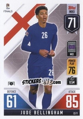 Sticker Jude Bellingham - The Road to UEFA Nations League Finals 2022-2023. Match Attax 101 - Topps