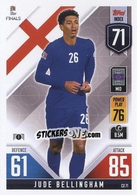 Sticker Jude Bellingham - The Road To Uefa Nations League Finals 2022-2023. Match Attax 101 n. CD71 - Topps