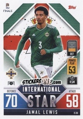 Sticker Jamal Lewis - The Road to UEFA Nations League Finals 2022-2023. Match Attax 101 - Topps