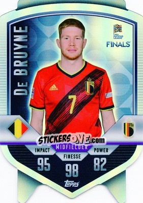 Sticker Kevin De Bruyne - The Road To Uefa Nations League Finals 2022-2023. Match Attax 101 n. DC3 - Topps