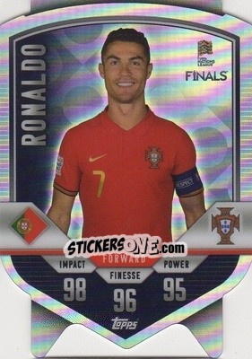 Sticker Cristiano Ronaldo - The Road to UEFA Nations League Finals 2022-2023. Match Attax 101 - Topps