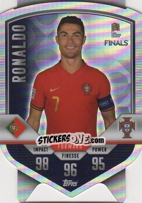 Sticker Cristiano Ronaldo - The Road To Uefa Nations League Finals 2022-2023. Match Attax 101 n. DC4 - Topps