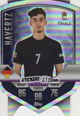 Sticker Kai Havertz - The Road To Uefa Nations League Finals 2022-2023. Match Attax 101 n. DC6 - Topps