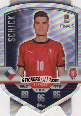 Figurina Patrik Schick - The Road to UEFA Nations League Finals 2022-2023. Match Attax 101 - Topps