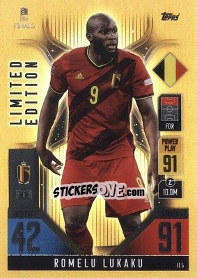 Sticker Romelu Lukaku - The Road to UEFA Nations League Finals 2022-2023. Match Attax 101 - Topps