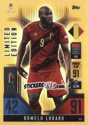 Sticker Romelu Lukaku - The Road To Uefa Nations League Finals 2022-2023. Match Attax 101 n. LE5 - Topps