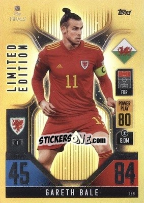 Sticker Gareth Bale - The Road to UEFA Nations League Finals 2022-2023. Match Attax 101 - Topps