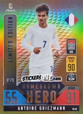 Sticker Antoine Griezmann - The Road to UEFA Nations League Finals 2022-2023. Match Attax 101 - Topps