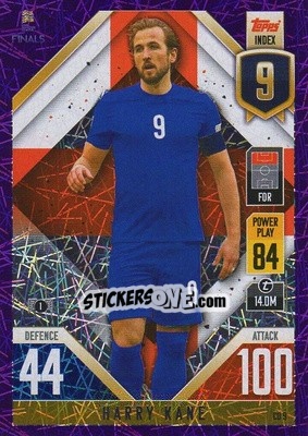Figurina Harry Kane - The Road to UEFA Nations League Finals 2022-2023. Match Attax 101 - Topps