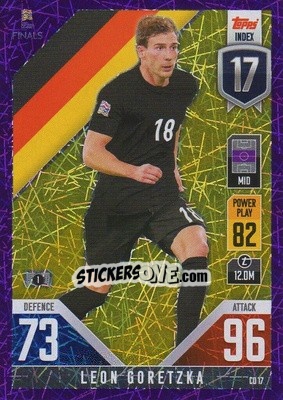 Sticker Leon Goretzka - The Road to UEFA Nations League Finals 2022-2023. Match Attax 101 - Topps