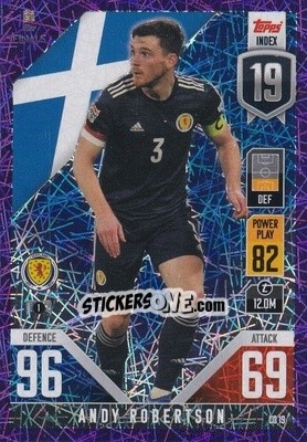 Figurina Andy Robertson - The Road to UEFA Nations League Finals 2022-2023. Match Attax 101 - Topps