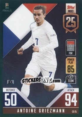 Figurina Antoine Griezmann - The Road to UEFA Nations League Finals 2022-2023. Match Attax 101 - Topps