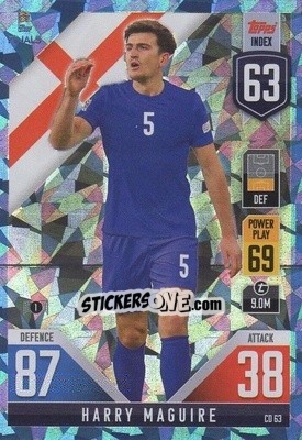 Figurina Harry Maguire - The Road to UEFA Nations League Finals 2022-2023. Match Attax 101 - Topps