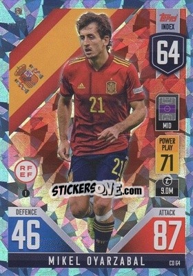 Figurina Mikel Oyarzabal - The Road to UEFA Nations League Finals 2022-2023. Match Attax 101 - Topps