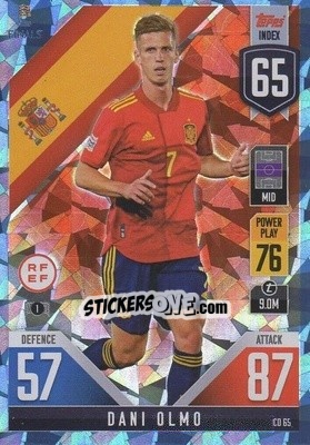 Cromo Dani Olmo - The Road to UEFA Nations League Finals 2022-2023. Match Attax 101 - Topps