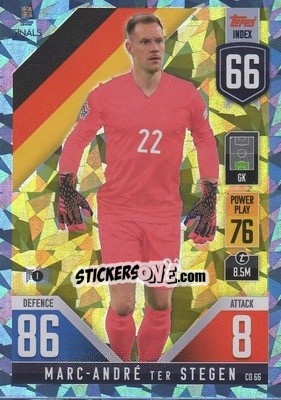 Sticker Marc-André ter Stegen - The Road to UEFA Nations League Finals 2022-2023. Match Attax 101 - Topps