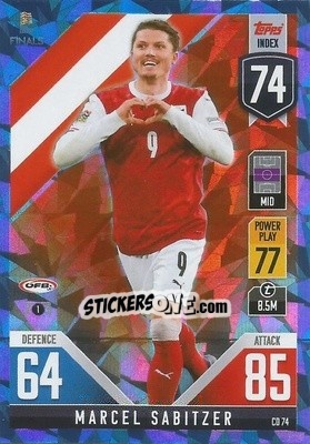 Sticker Marcel Sabitzer - The Road To Uefa Nations League Finals 2022-2023. Match Attax 101 n. CD74b - Topps