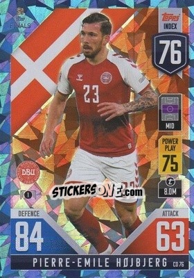 Cromo Pierre-Emile Højbjerg - The Road to UEFA Nations League Finals 2022-2023. Match Attax 101 - Topps
