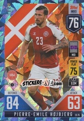 Figurina Pierre-Emile Højbjerg - The Road to UEFA Nations League Finals 2022-2023. Match Attax 101 - Topps