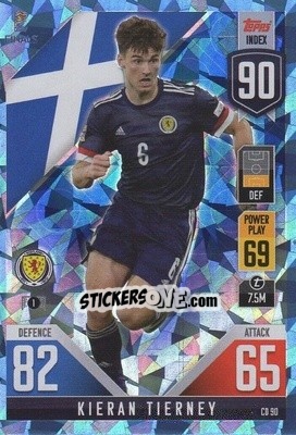 Sticker Kieran Tierney - The Road to UEFA Nations League Finals 2022-2023. Match Attax 101 - Topps