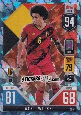 Sticker Axel Witsel - The Road to UEFA Nations League Finals 2022-2023. Match Attax 101 - Topps