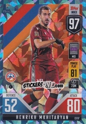 Sticker Henrikh Mkhitaryan - The Road To Uefa Nations League Finals 2022-2023. Match Attax 101 n. CD97b - Topps