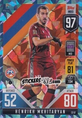 Sticker Henrikh Mkhitaryan - The Road to UEFA Nations League Finals 2022-2023. Match Attax 101 - Topps