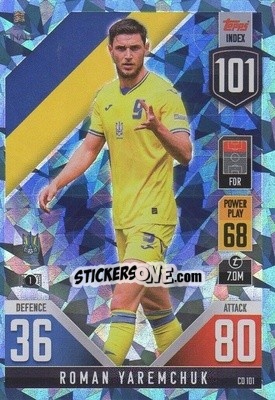 Cromo Roman Yaremchuk - The Road to UEFA Nations League Finals 2022-2023. Match Attax 101 - Topps
