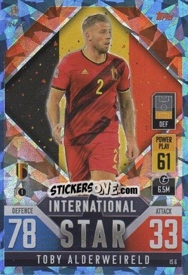 Sticker Toby Alderweireld - The Road To Uefa Nations League Finals 2022-2023. Match Attax 101 n. IS6b - Topps