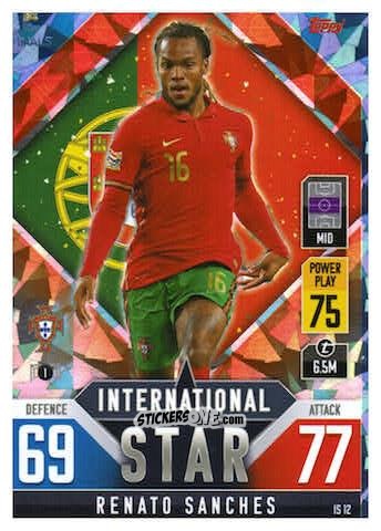 Cromo Renato Sanches - The Road To Uefa Nations League Finals 2022-2023. Match Attax 101 n. IS12b - Topps