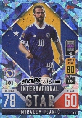 Cromo Miralem Pjanić - The Road to UEFA Nations League Finals 2022-2023. Match Attax 101 - Topps