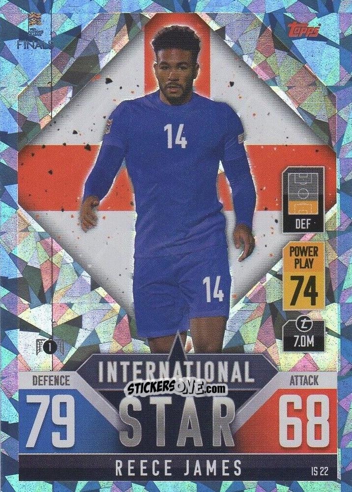 Sticker Reece James - The Road To Uefa Nations League Finals 2022-2023. Match Attax 101 n. IS22b - Topps
