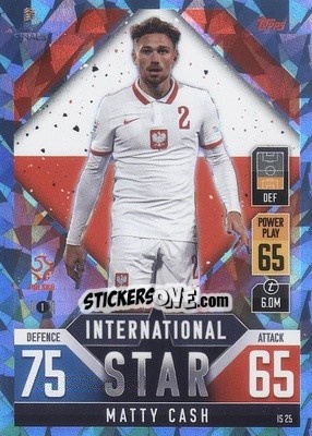 Cromo Matty Cash - The Road to UEFA Nations League Finals 2022-2023. Match Attax 101 - Topps