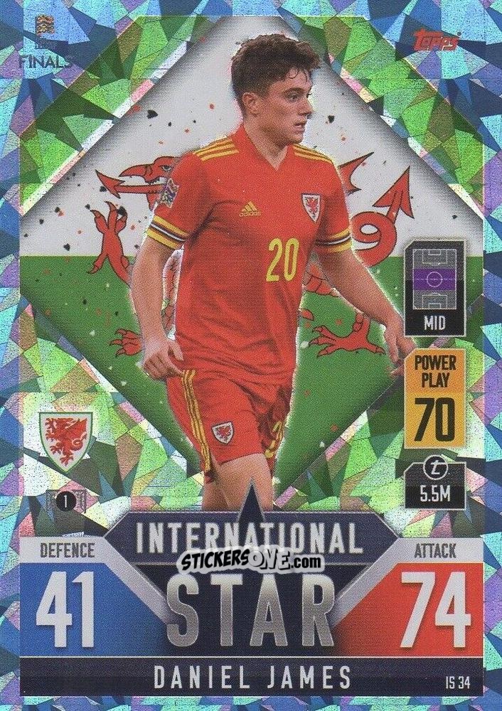 Sticker Daniel James - The Road To Uefa Nations League Finals 2022-2023. Match Attax 101 n. IS34b - Topps