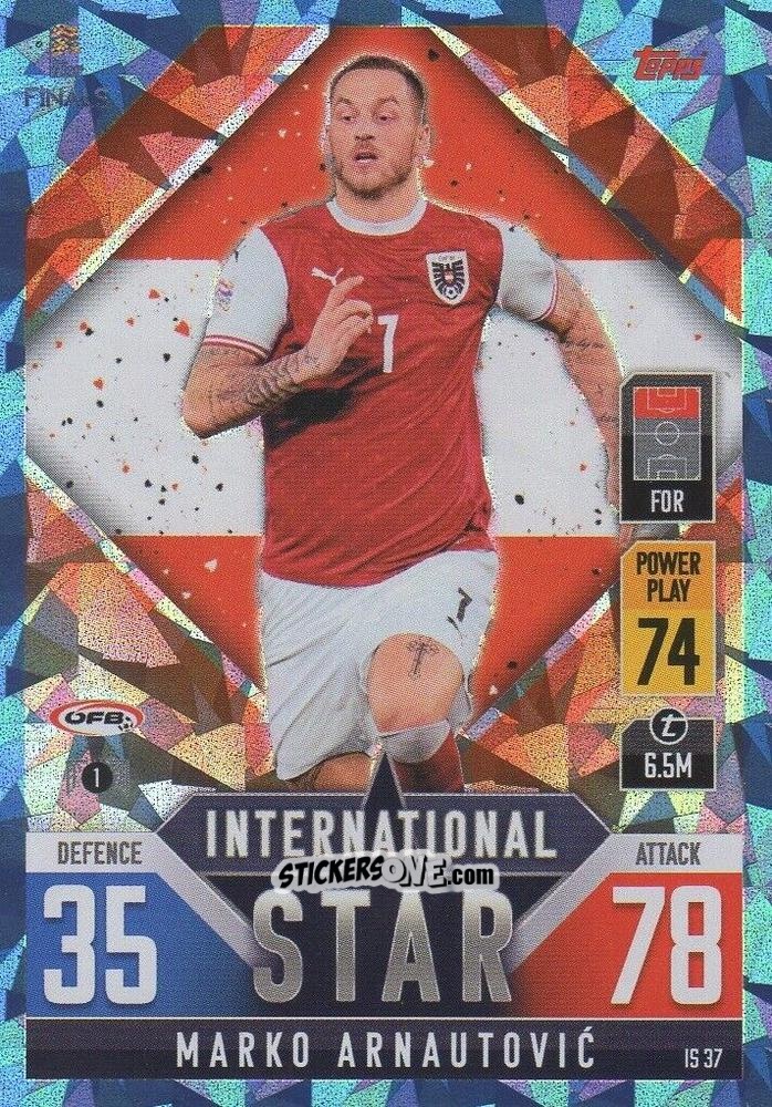Figurina Marko Arnautović - The Road To Uefa Nations League Finals 2022-2023. Match Attax 101 n. IS37b - Topps